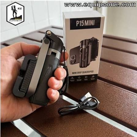 🚀 P15 Mini Grip Quadripod – حاملك الذكي لكل لحظاتك!